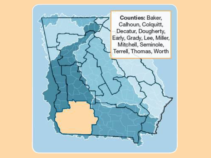 Lower Flint Regional Map