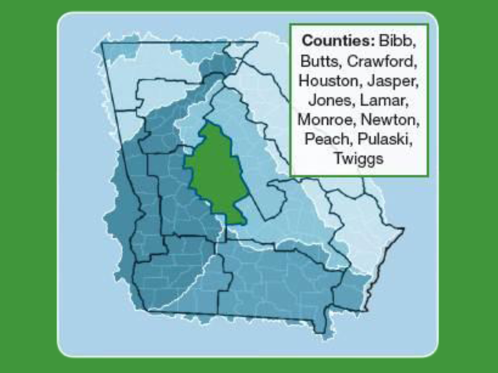 Middle Ocmulgee Regional Map