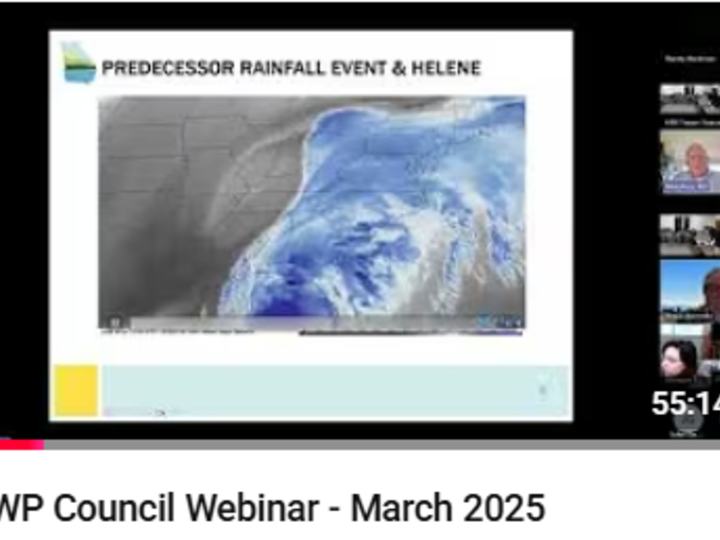 Graphic showing Online Webinar