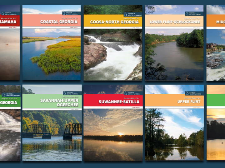 Graphic of all 10 Regional Plan Covers