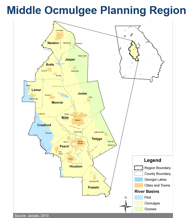 Map of MOC Counties