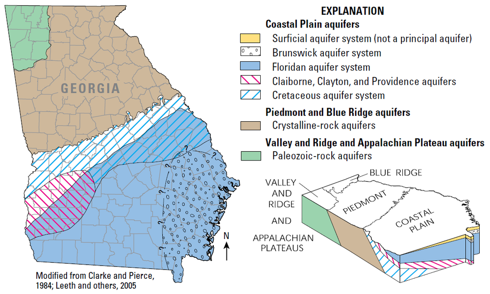 GW Aquifers Map